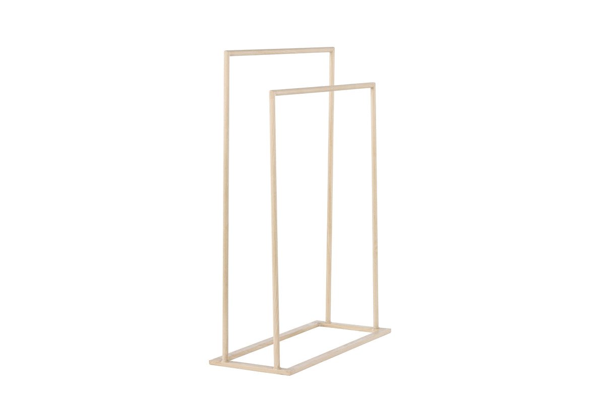 Garderobe Selaro – metalstativ i whitewash-look