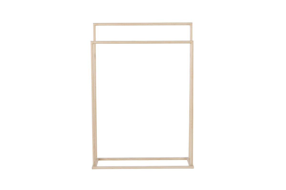 Garderobe Selaro – metalstativ i whitewash-look