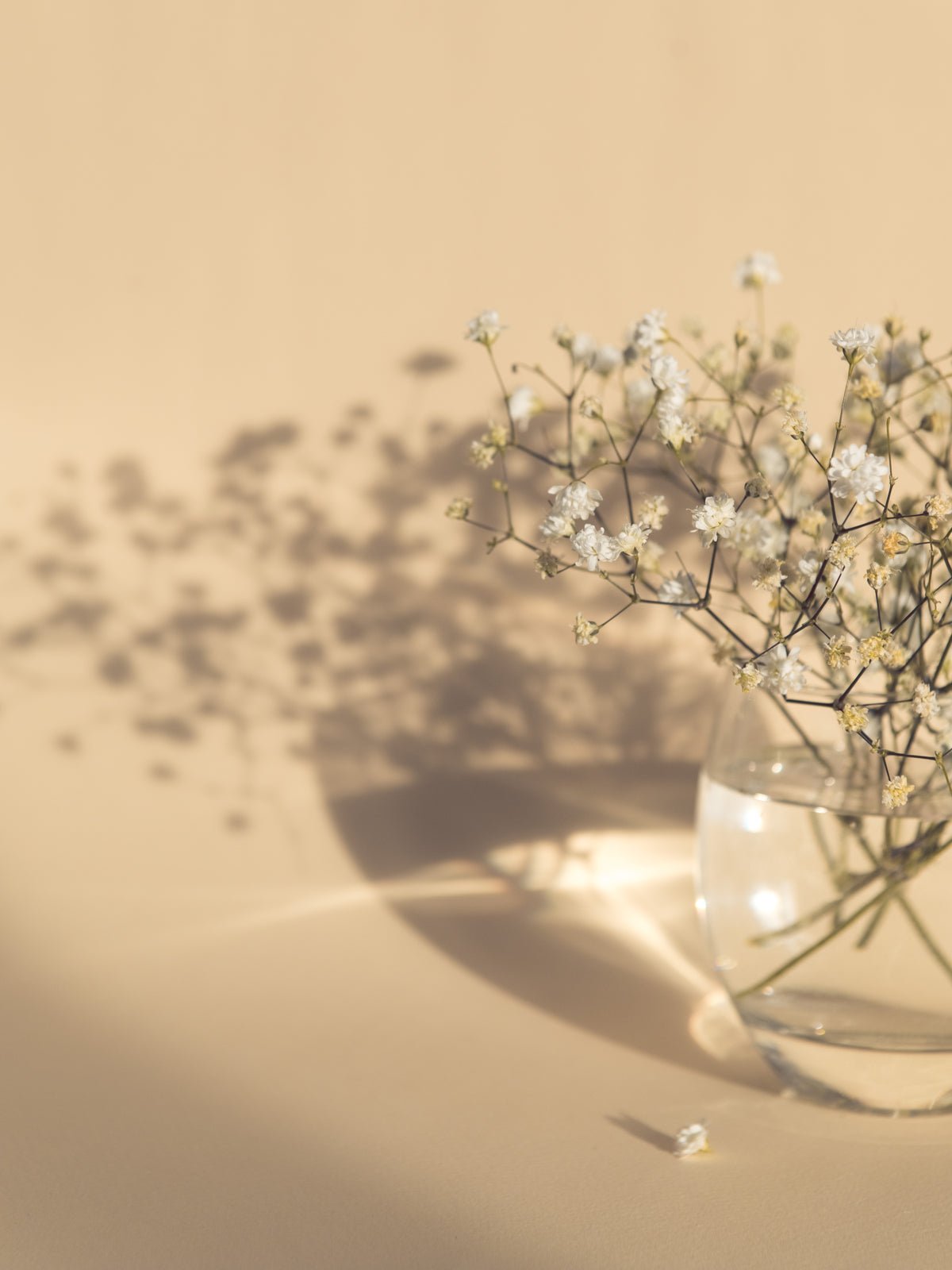 Plakat blomsterglas af højkvalitetspapir