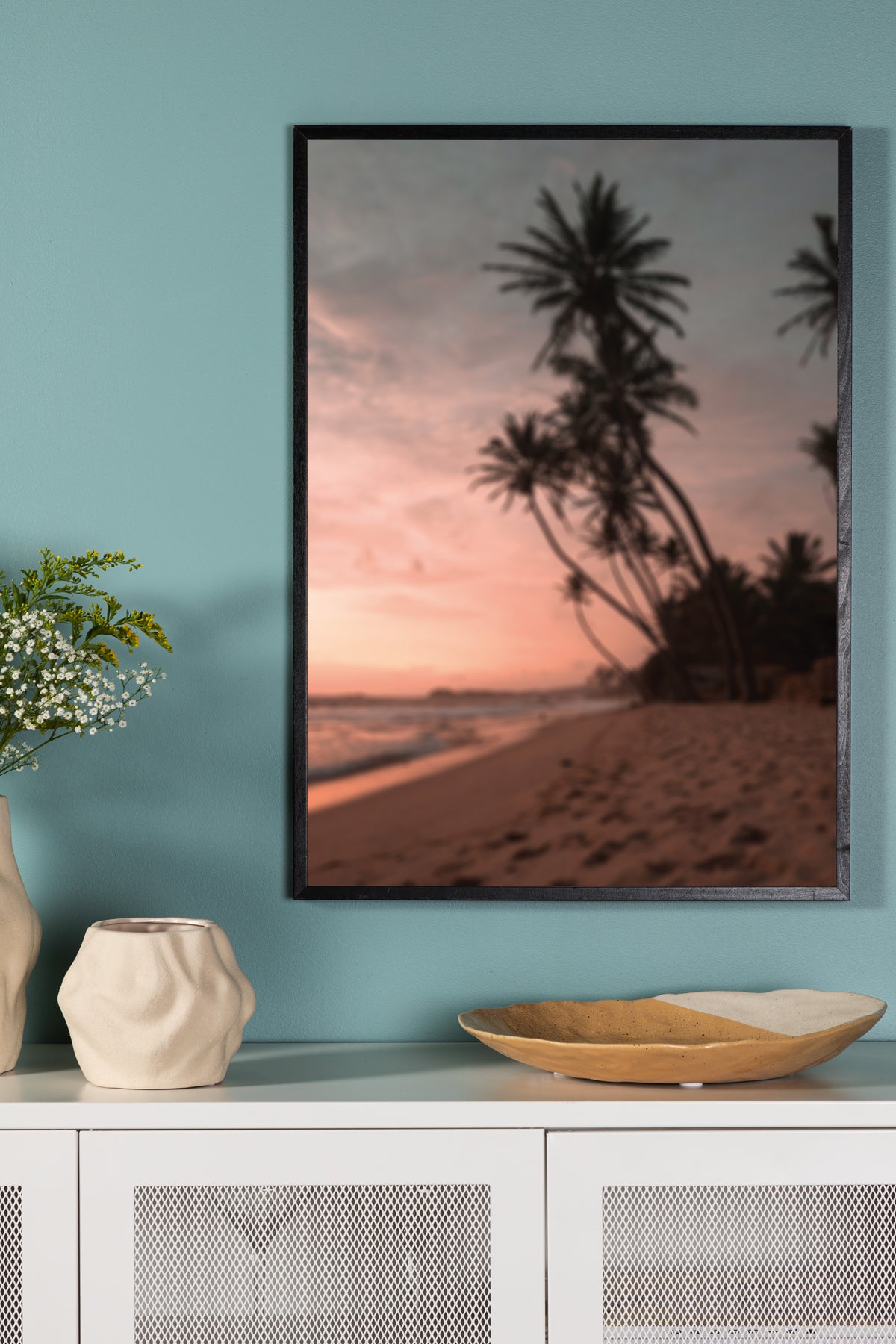 Plakat Beach af højkvalitetspapir