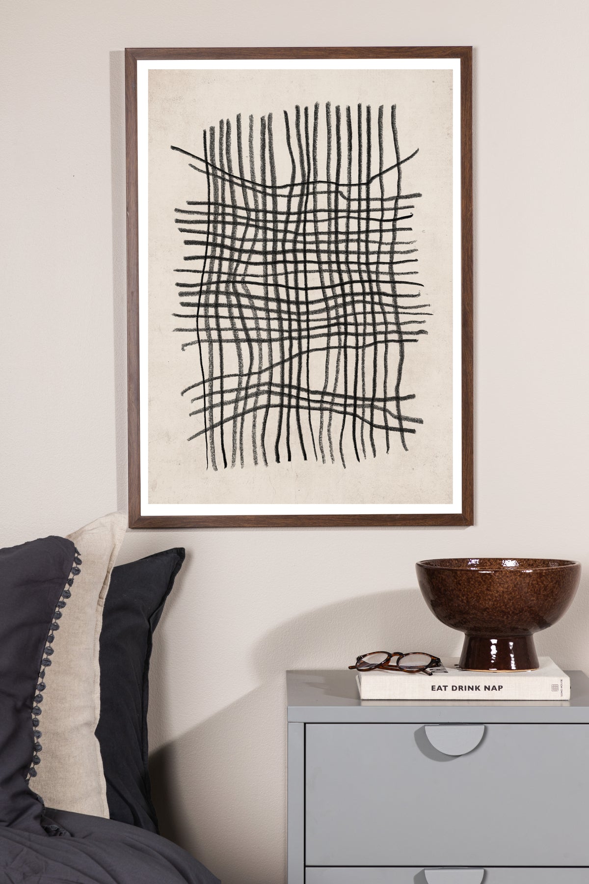 Plakat Konturer af højkvalitetspapir