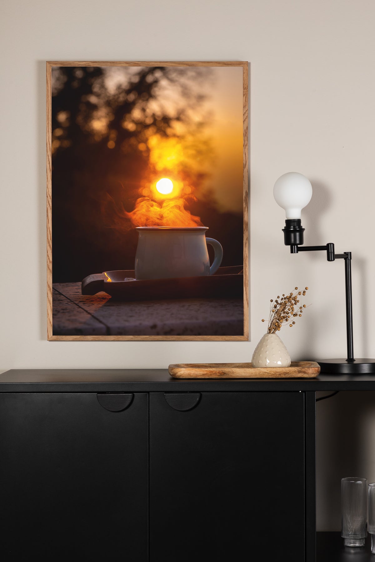 Plakat Godmorgen af højkvalitetspapir