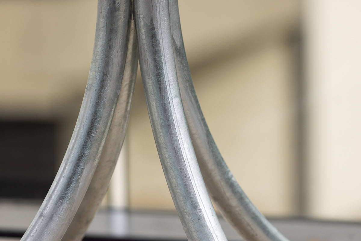 Sofabord Helga - Ø65 med bordplade i natur-look