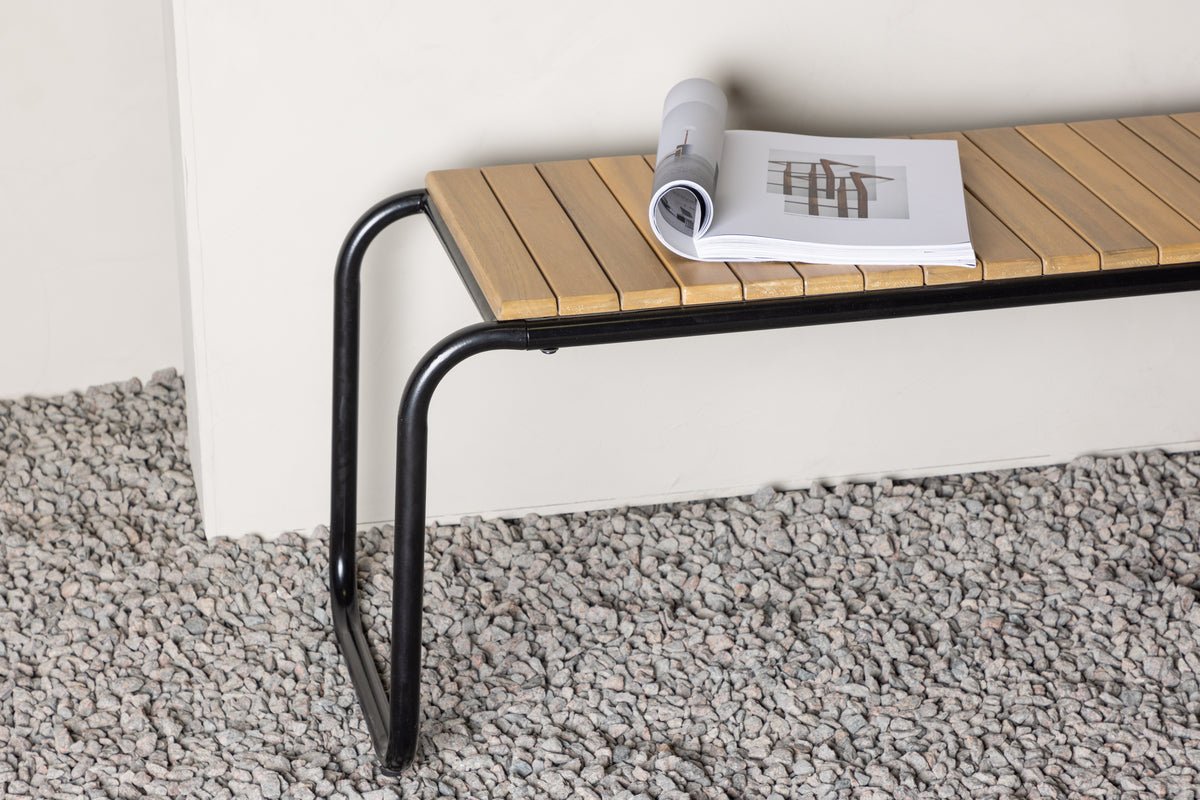 Havebænk Benko - med rillede sædeflade i akacietræ