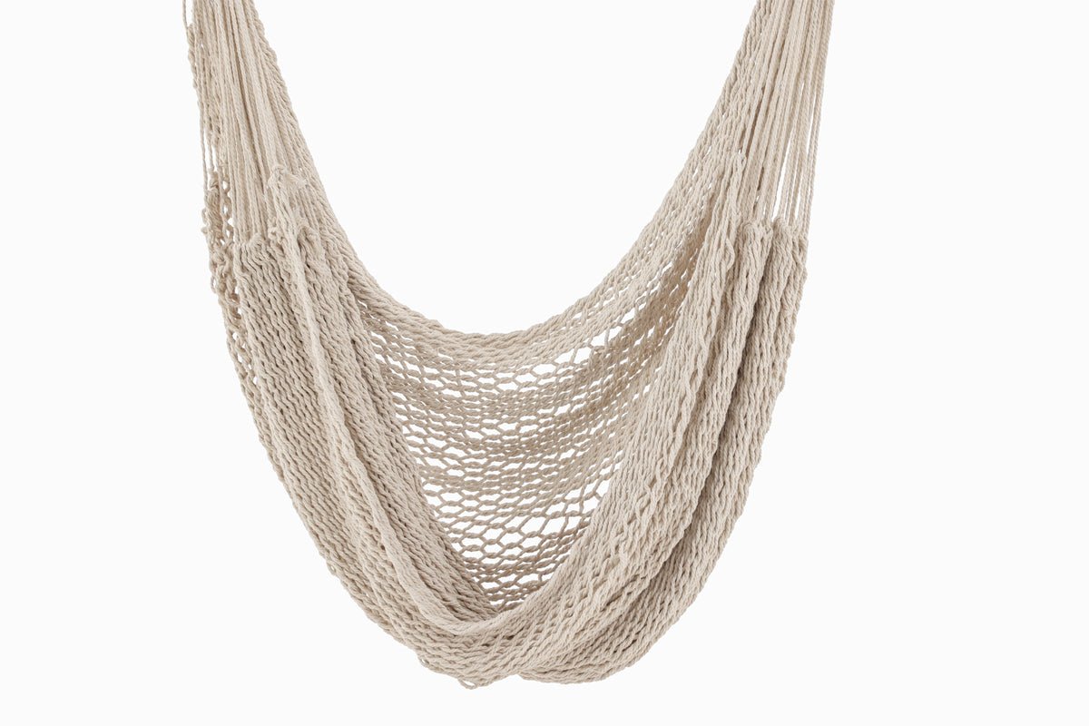 Havesvingstol Lilo - i bomuld i cremehvid