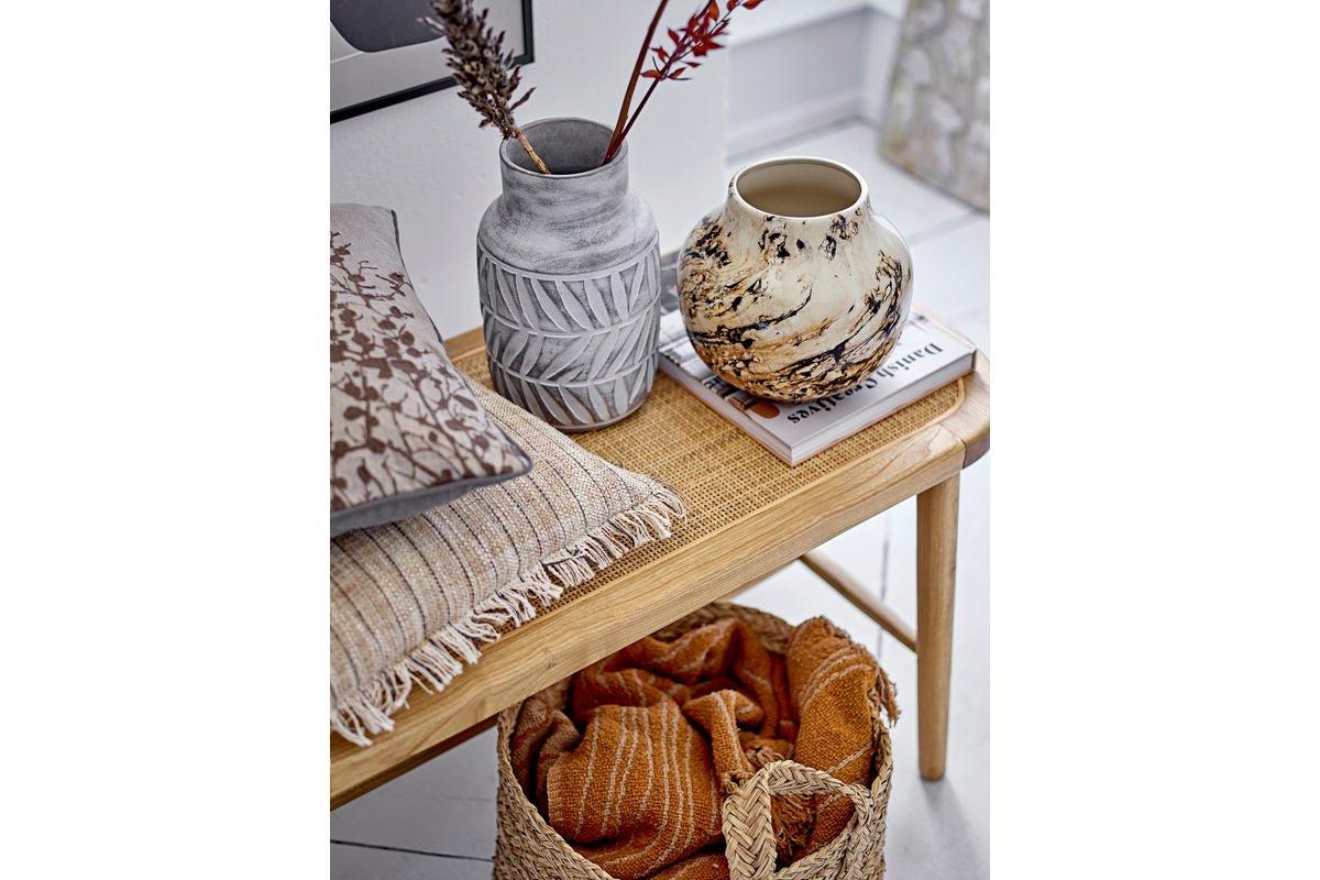 Vase "Gypsi" - grå støveffekt i keramik