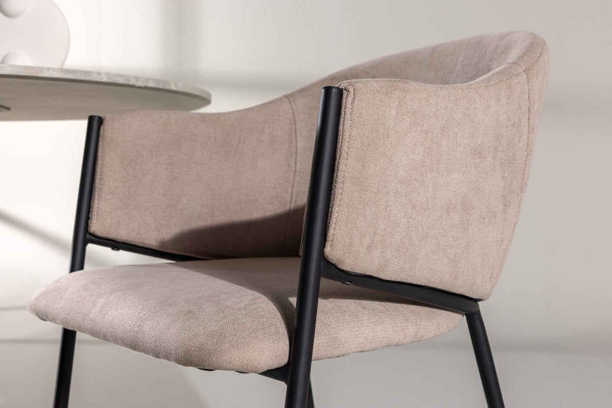 2er sæt - Stol Nivia i naturligt design