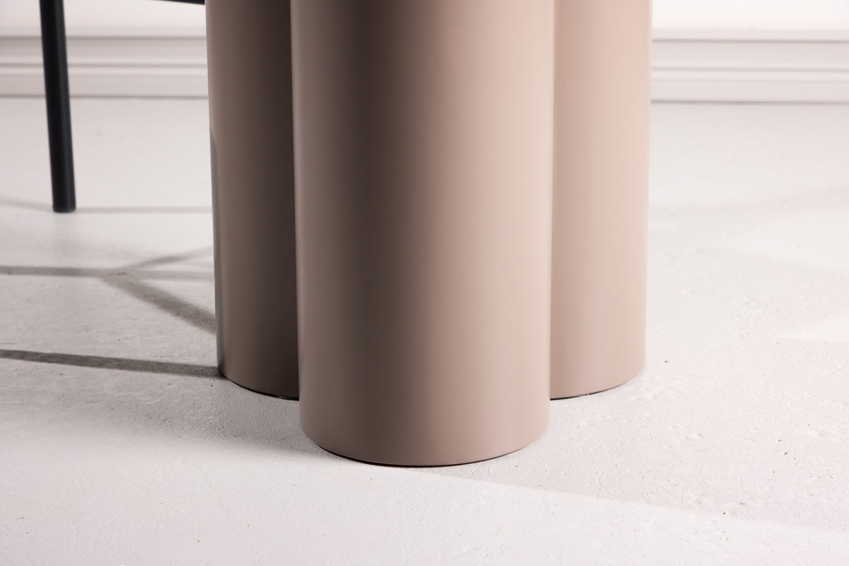 Spisebord Cavallo – Rundt bord Ø110 cm i Mørkebrun