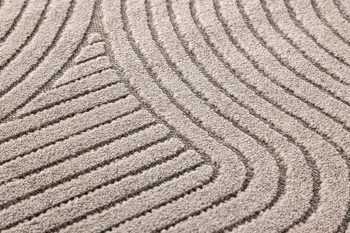 Tæppe Nero - i forskellige farver af polypropylen og uld