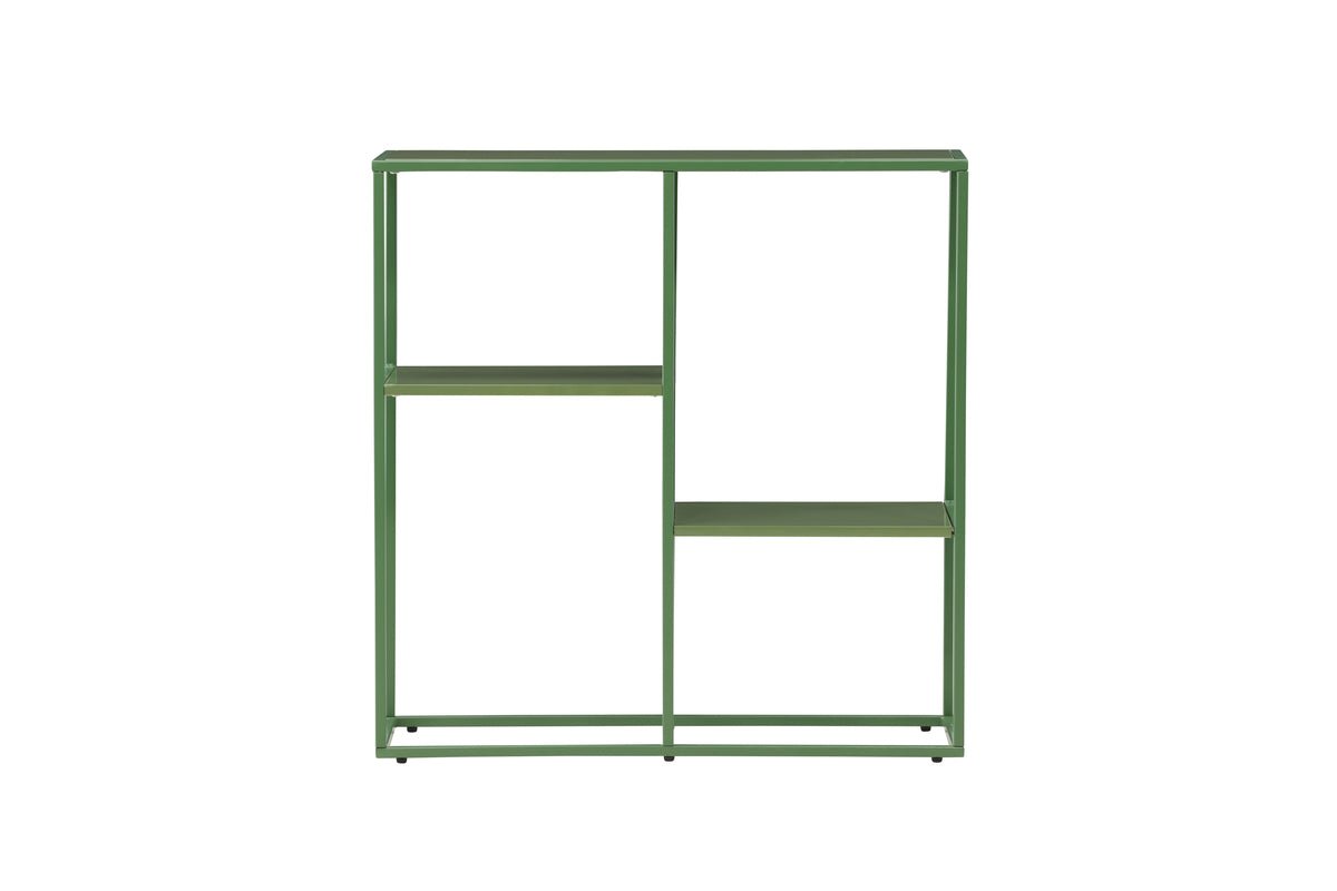 Regal Livorno – kompakt stålreol i Grøn