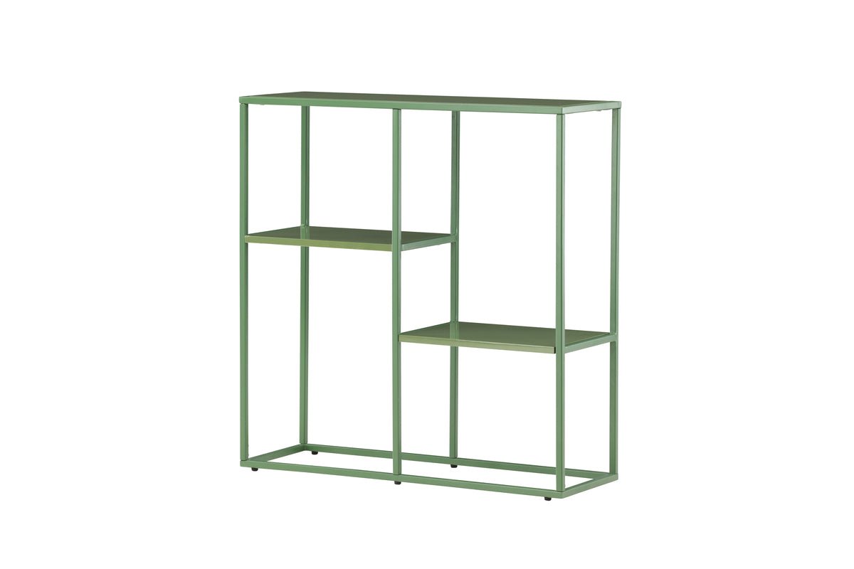 Regal Livorno – kompakt stålreol i Grøn