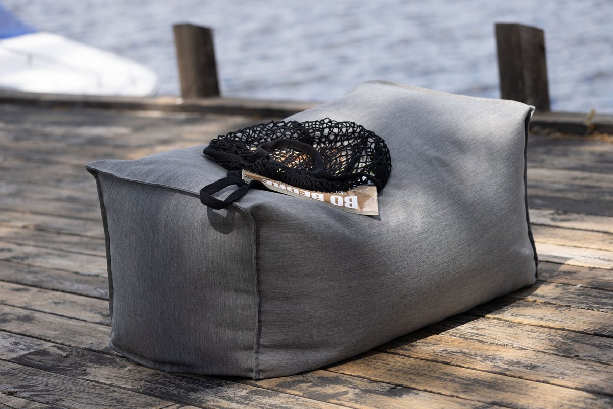 Loungestol Hello II – Valgfri i mørkegrå, Beige eller hvid/brun