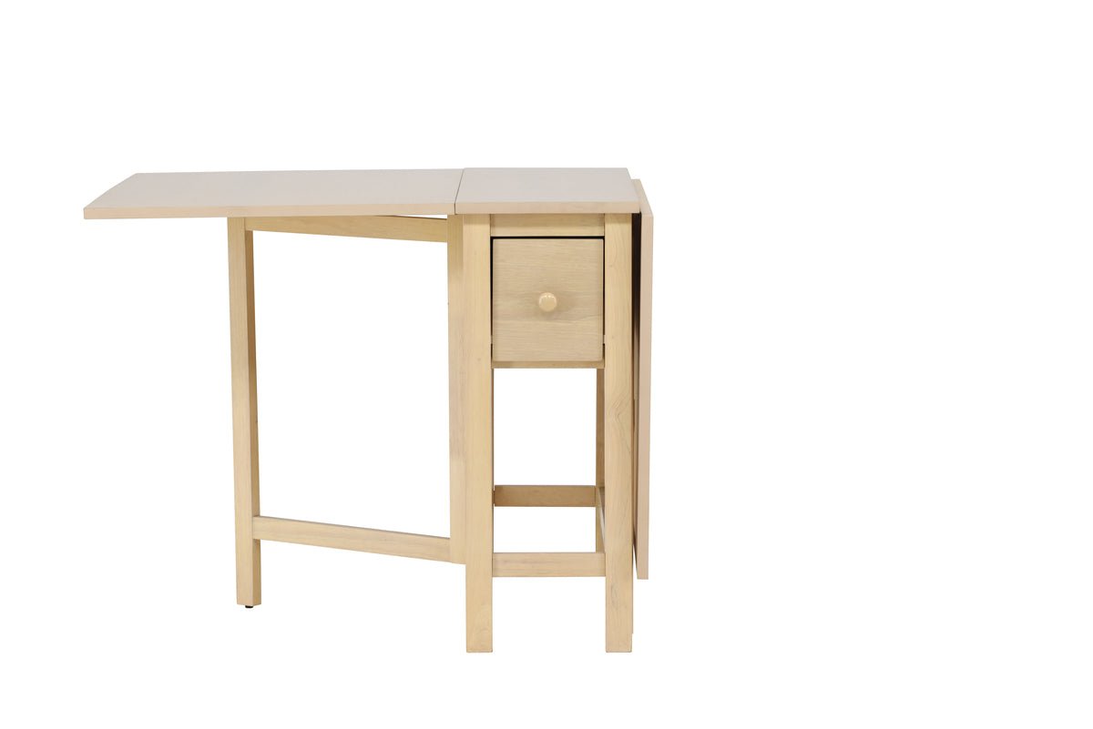 Spisebord Martha - rektangulært udtrækkeligt spisebord, hvidolieret