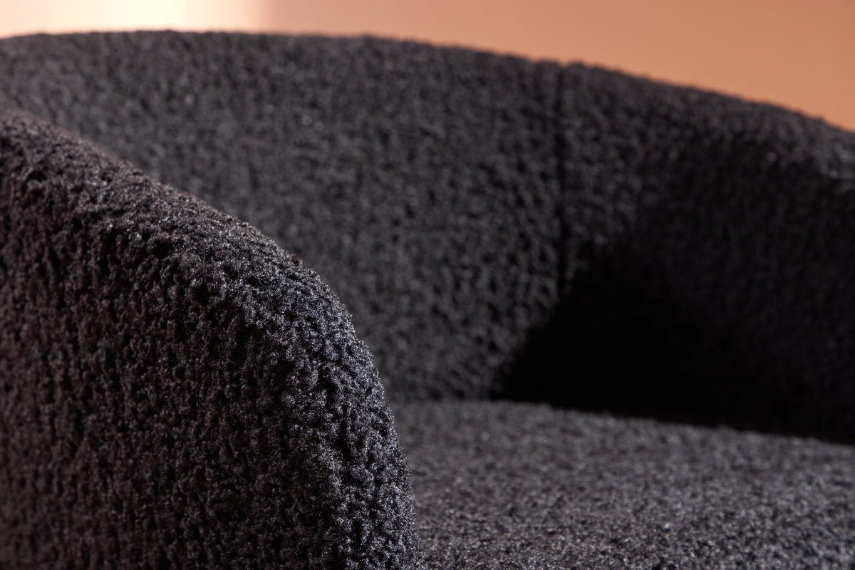 Lænestol Comfy - med teddyfår i valgfri Sort eller Hvid