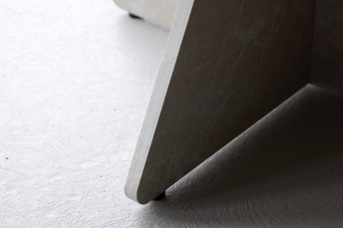 Sofabord Navaro - Rundt bord i blød Beige