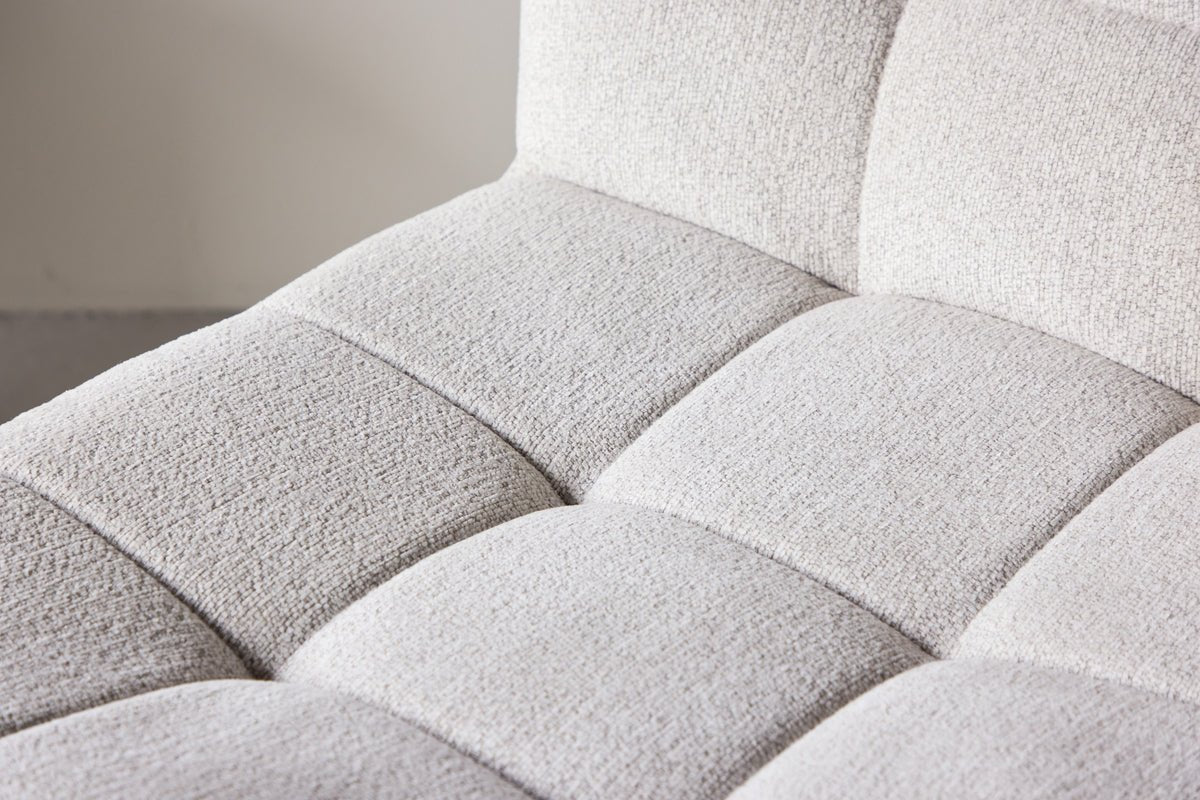 Lænestol Marley - med stor beige sædeflade