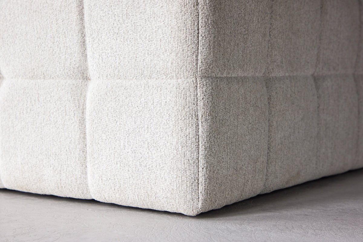 Lænestol Marley - med stor beige sædeflade