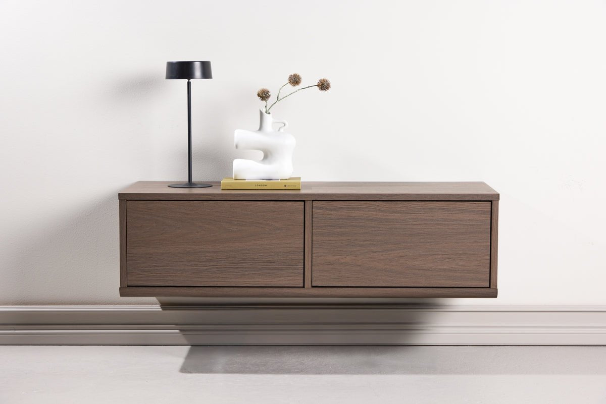 Designer TV-Lowboard Taverno – varmt trædesign med opbevaringsplads