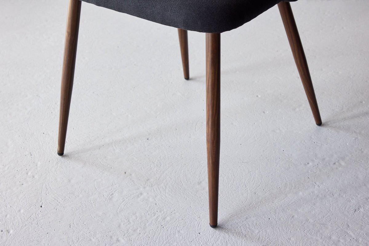 2er sæt - Stol Liora af blød polyestersammet