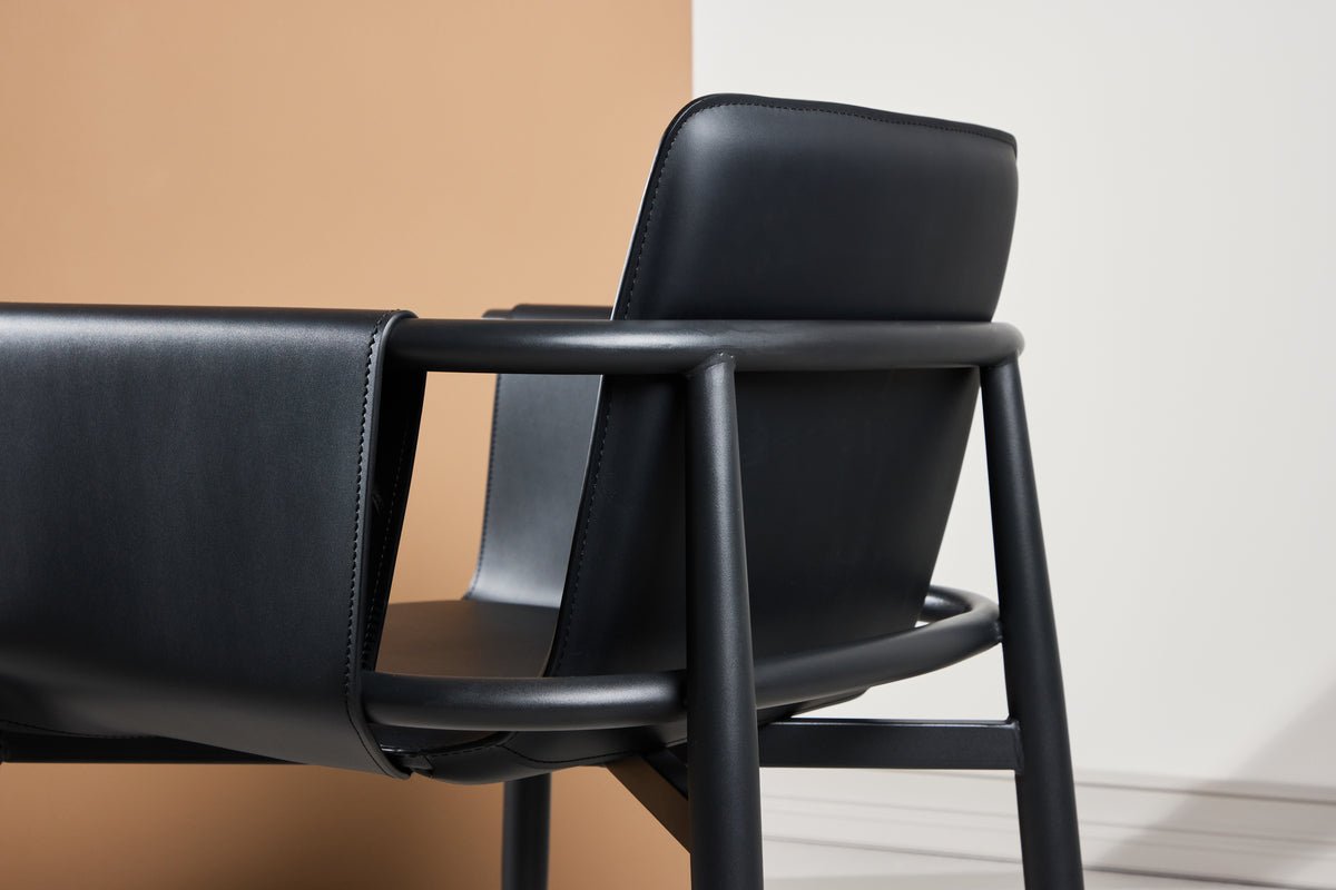 Stol Faro - Med ædelt pulverlakeret stel