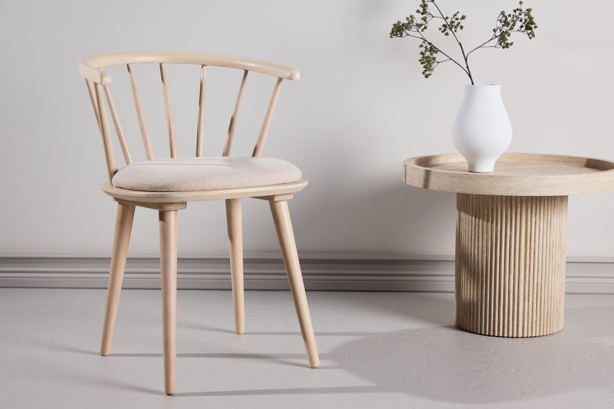 2 stk. sæt - stol Ballado med fastsyet sædehynde