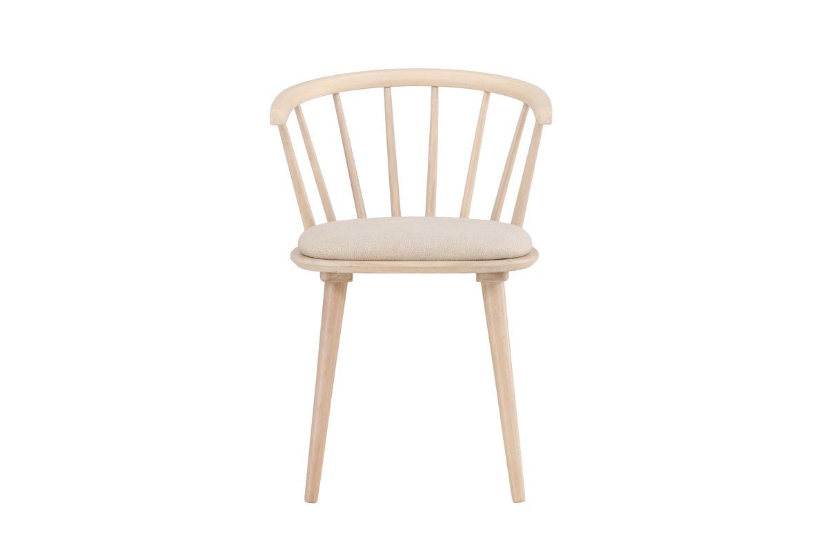 2 stk. sæt - stol Ballado med fastsyet sædehynde