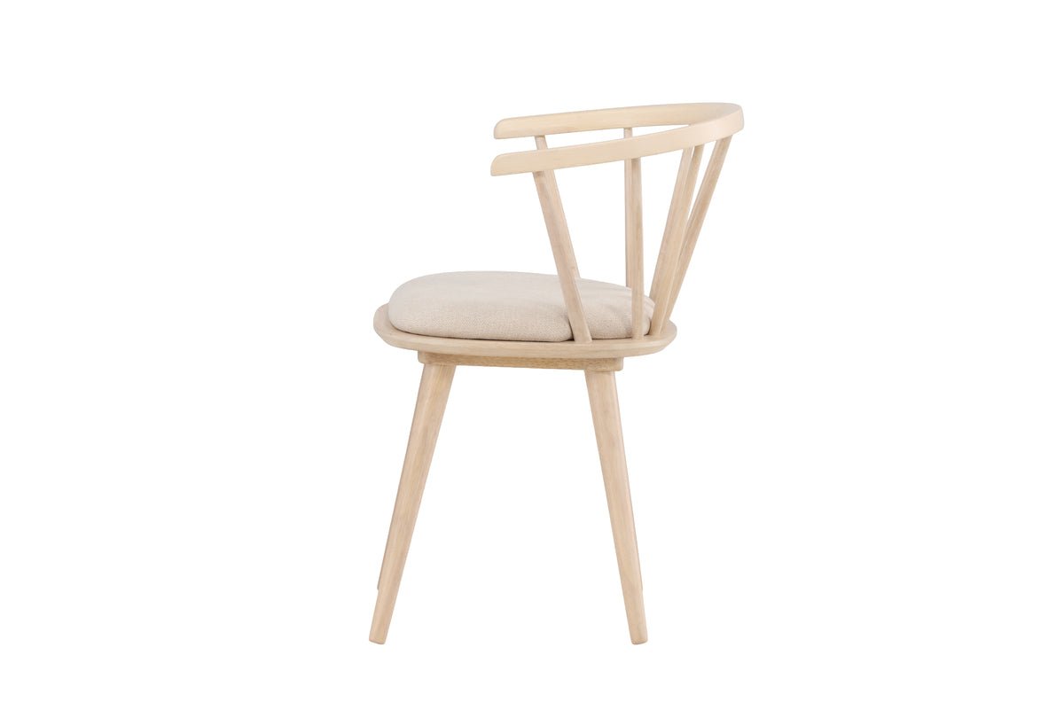 2 stk. sæt - stol Ballado med fastsyet sædehynde