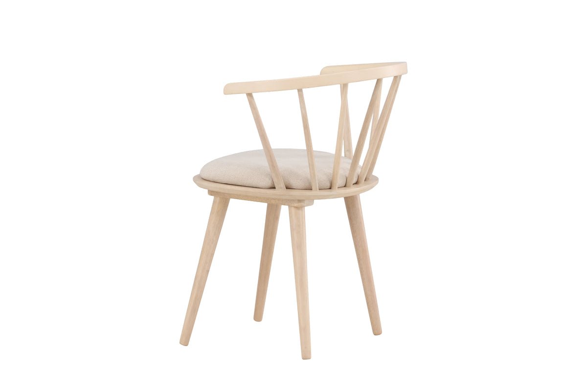 2 stk. sæt - stol Ballado med fastsyet sædehynde