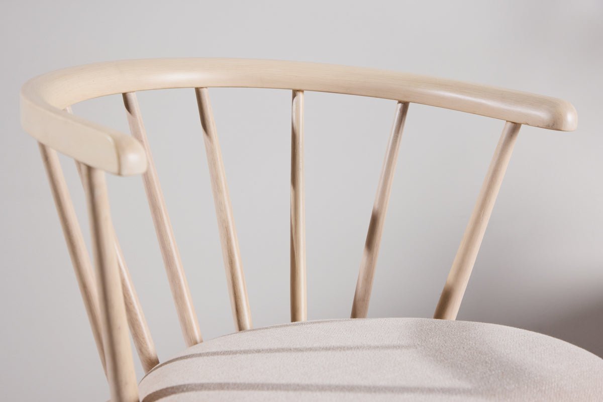 2 stk. sæt - stol Ballado med fastsyet sædehynde