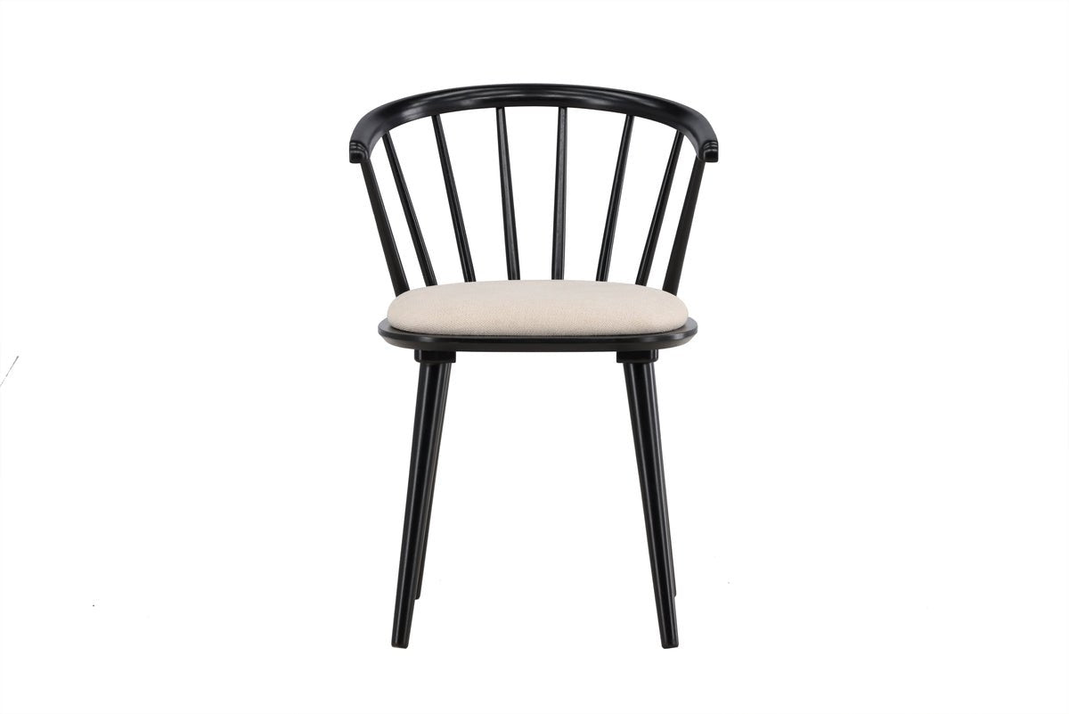 2 stk. sæt - stol Ballado med fastsyet sædehynde