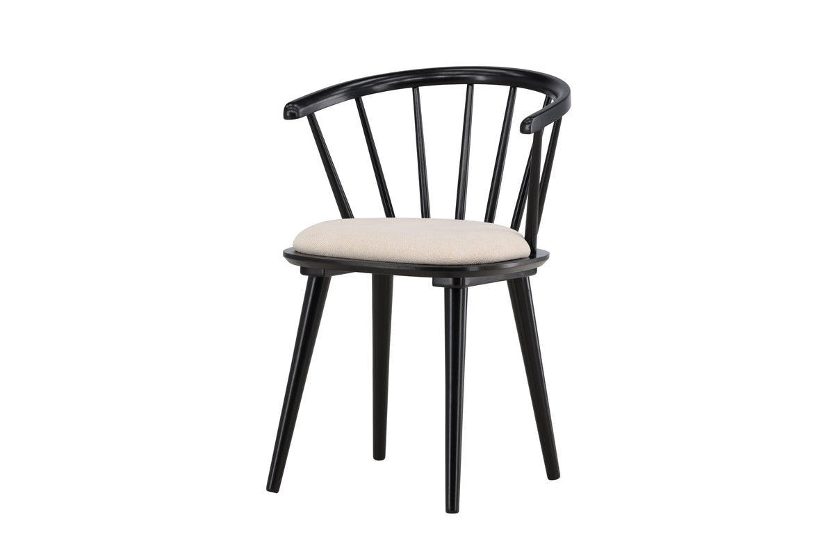 2 stk. sæt - stol Ballado med fastsyet sædehynde