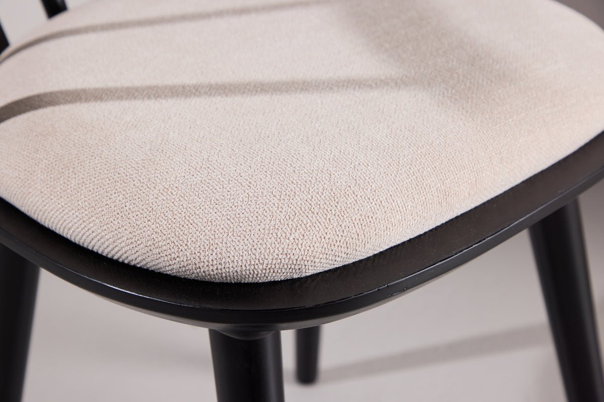 2 stk. sæt - stol Ballado med fastsyet sædehynde