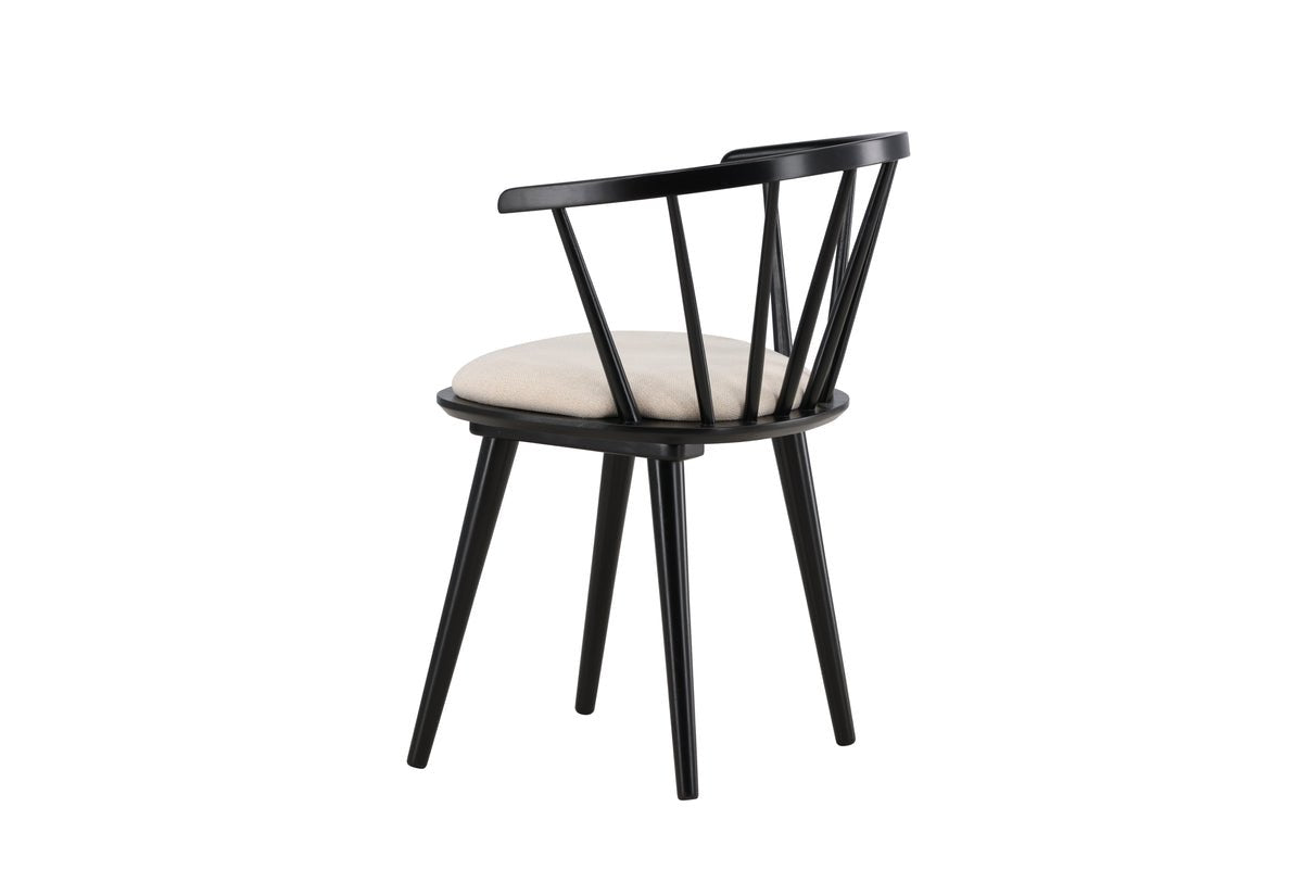 2 stk. sæt - stol Ballado med fastsyet sædehynde