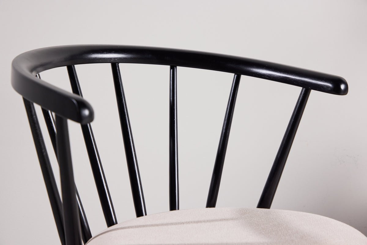 2 stk. sæt - stol Ballado med fastsyet sædehynde