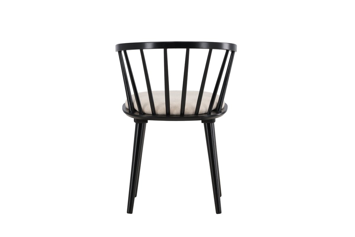 2 stk. sæt - stol Ballado med fastsyet sædehynde