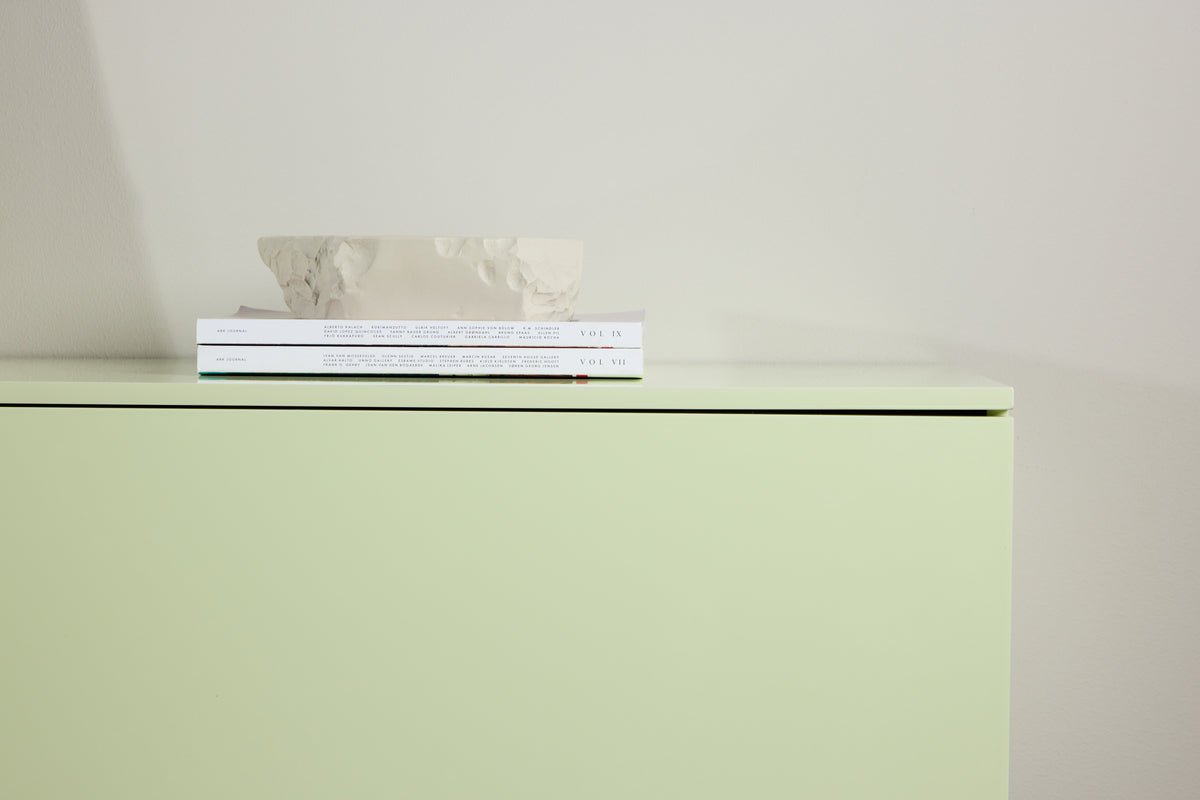 TV-Lowboard Marivo – Skinnende design i frisk Grøn