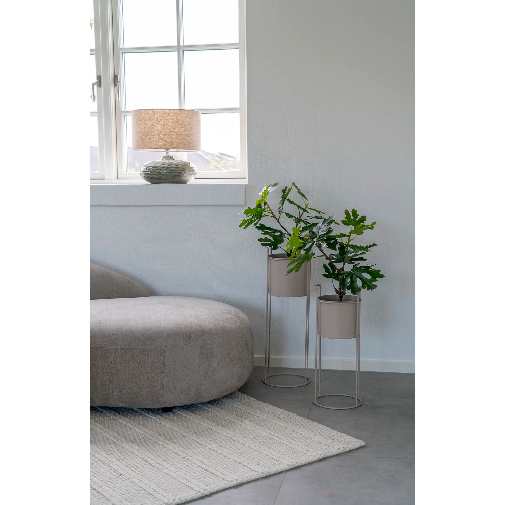 Bordlampe „Ferano“ – Elegance i keramik i blød Grøn