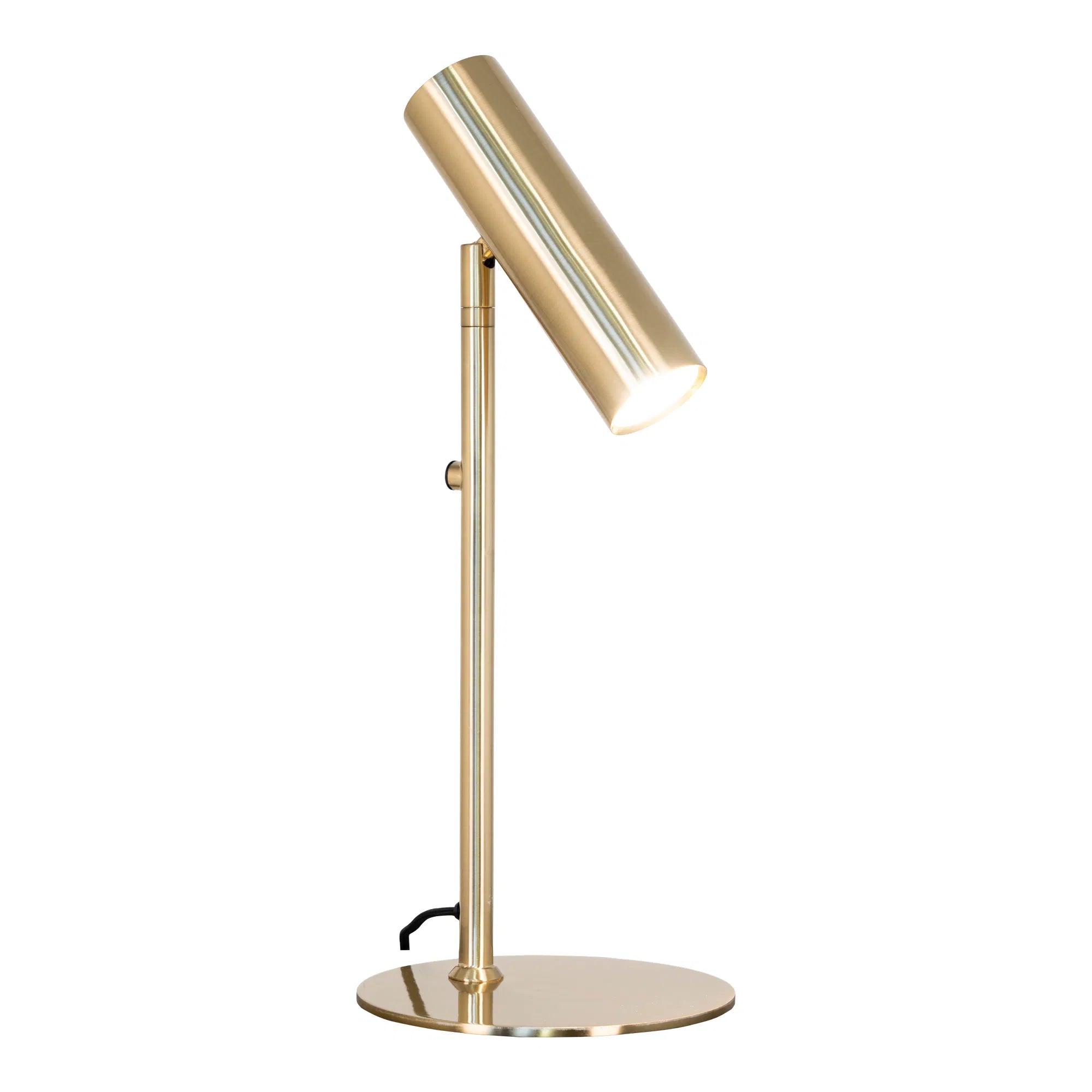 Bordlampe „Lazaro“ – metalaccent i sort eller guld