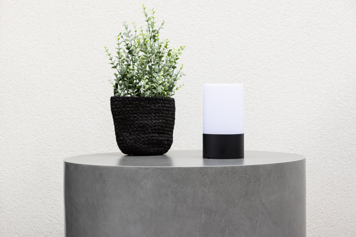 Havebord India - Ø60 i aluminium i farven Grå