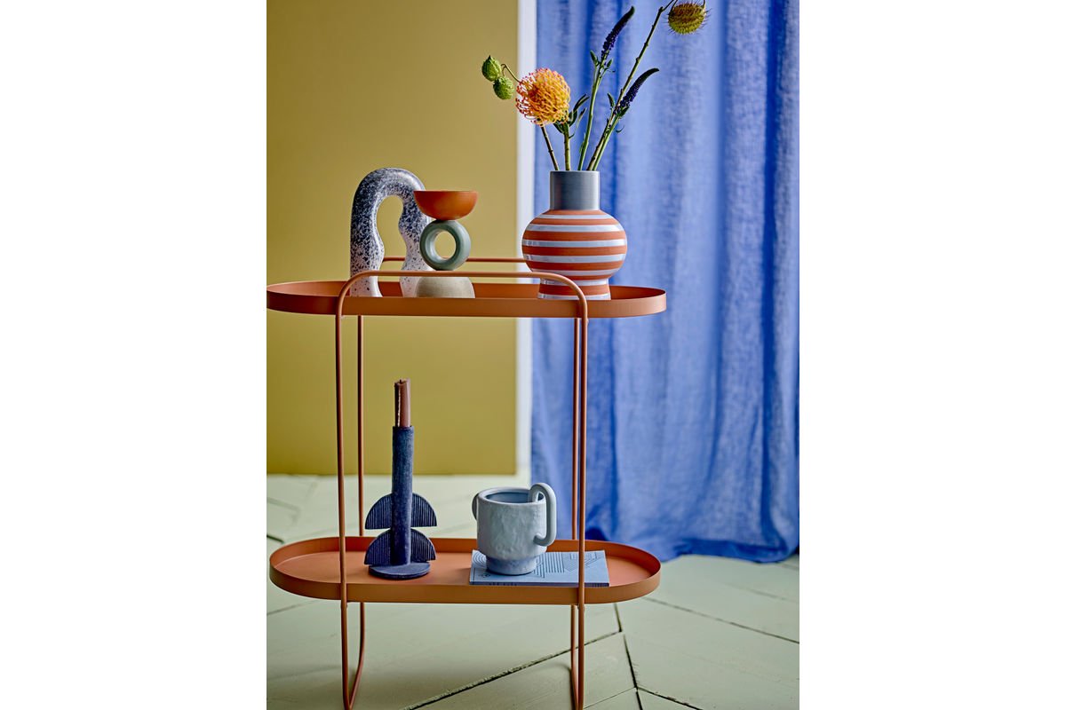 Vase Mara - Orange, af stentøj