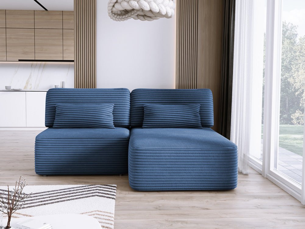 Designer Sofa Tilia Cordfløjl med sovefunktion og opbevaringsplads