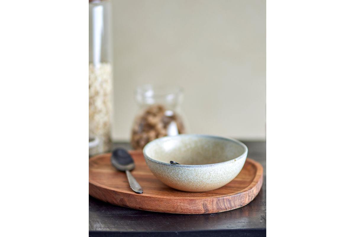 Morgenmadssæt Liora – Stentøj med struktureret glasur (12 dele)