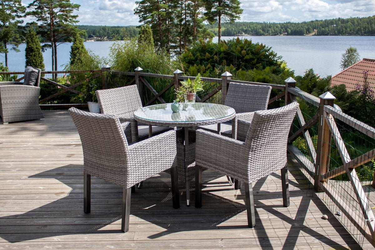 Gartentisch Eluno - det moderne design skaber en hyggelig atmosfære