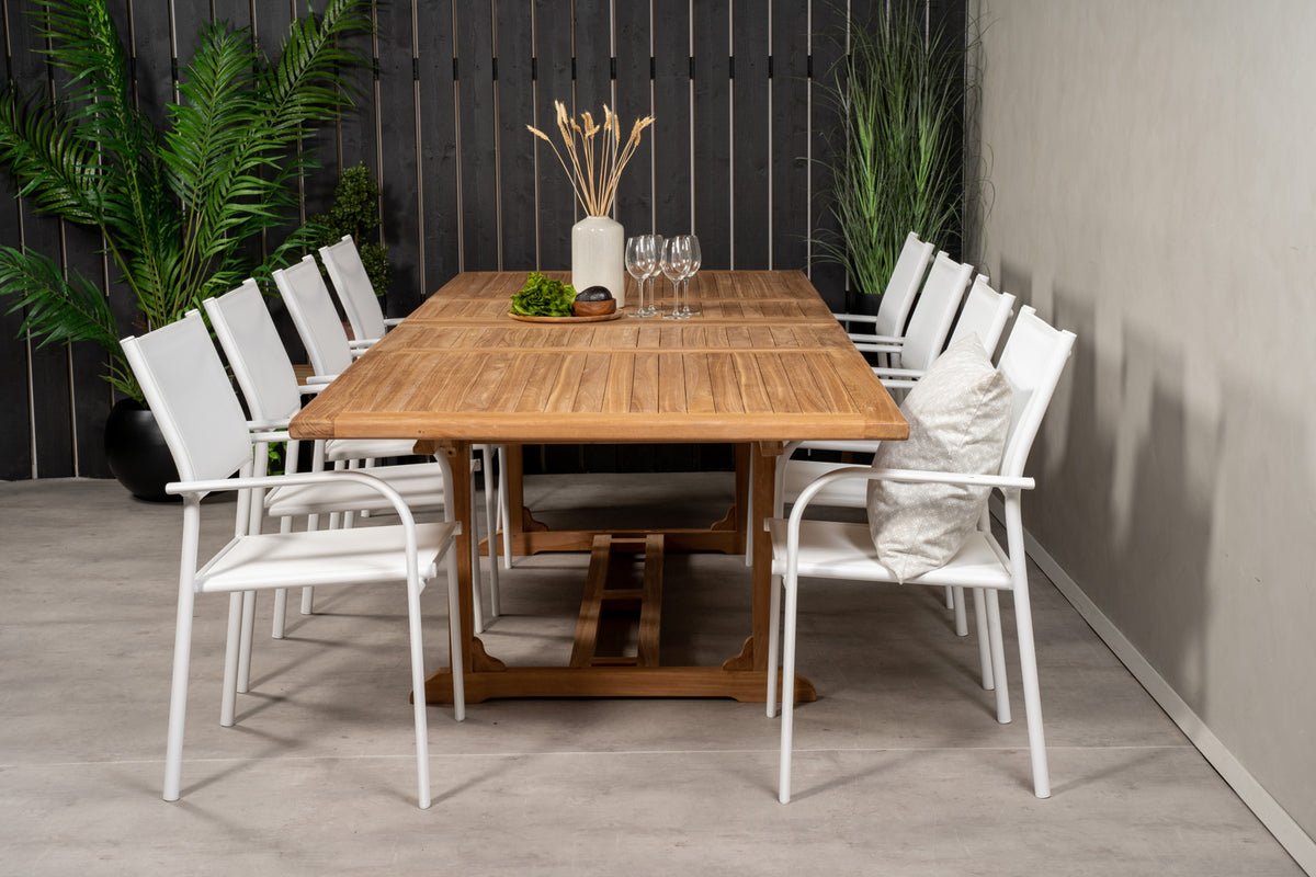 2 stk. sæt - Havestol Marena i Textilene/Aluminium