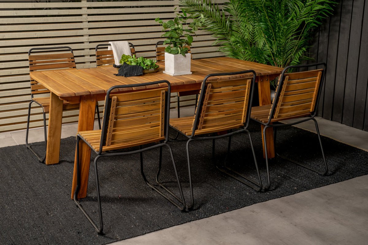 2 stk. sæt - Havestol Bali i Akacie/Metal