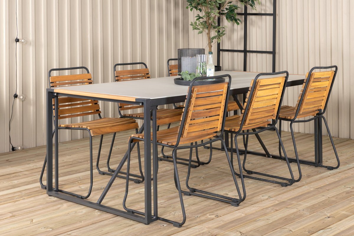 2 stk. sæt - Havestol Bali i Akacie/Metal