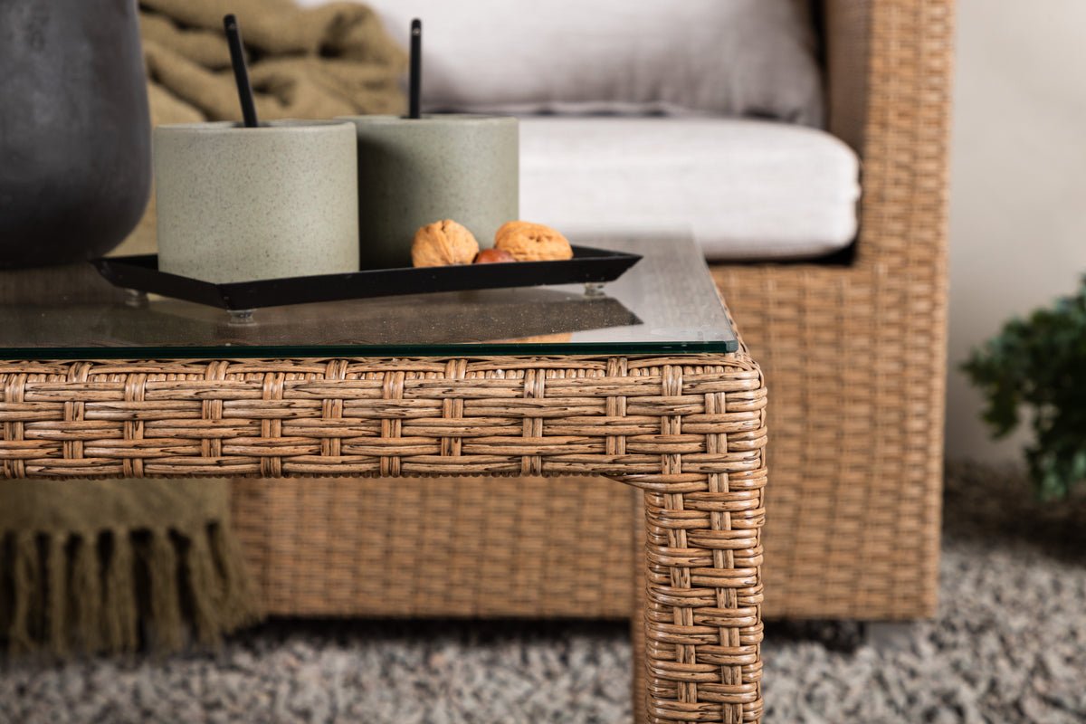 Havemøbelsæt Ludwiga - Valgfrit i Natur eller Sort