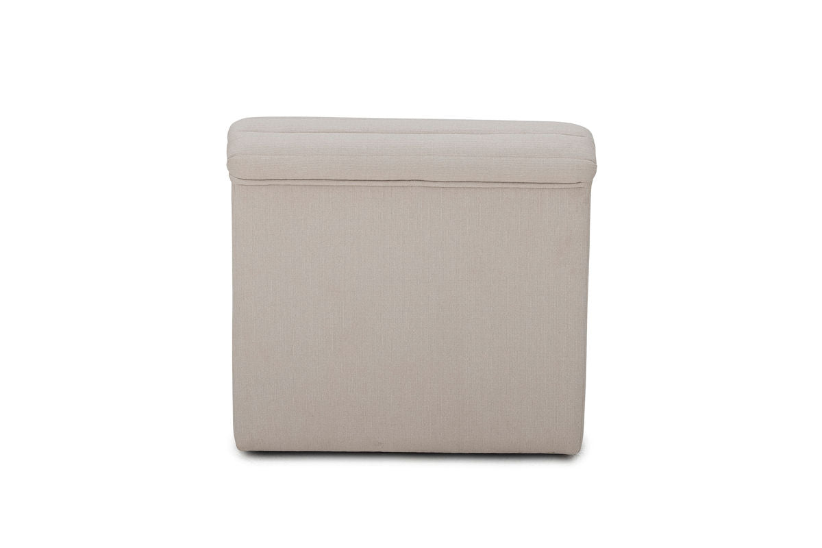 Lounge lænestol Taupe - i moderne retrostil