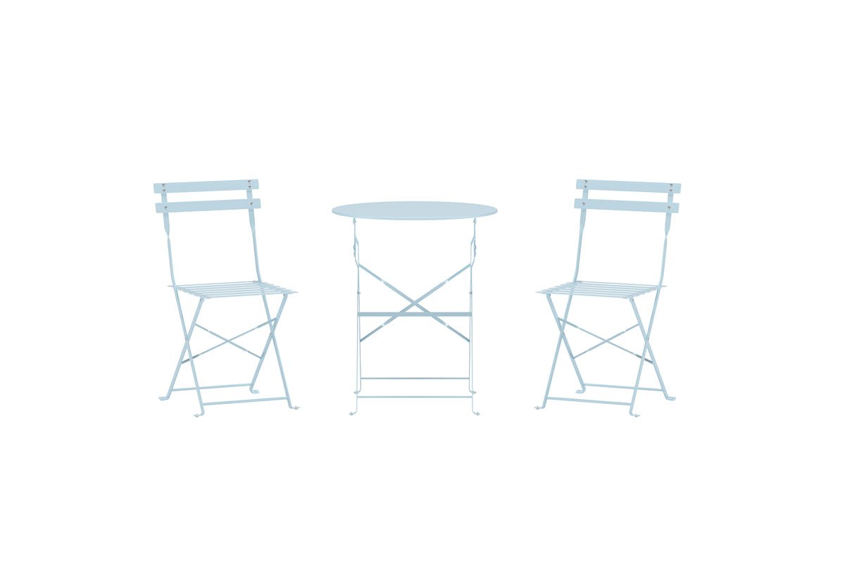 Havemøbelsæt Elion – 3-delt sæt med rundt bord i 3 farver