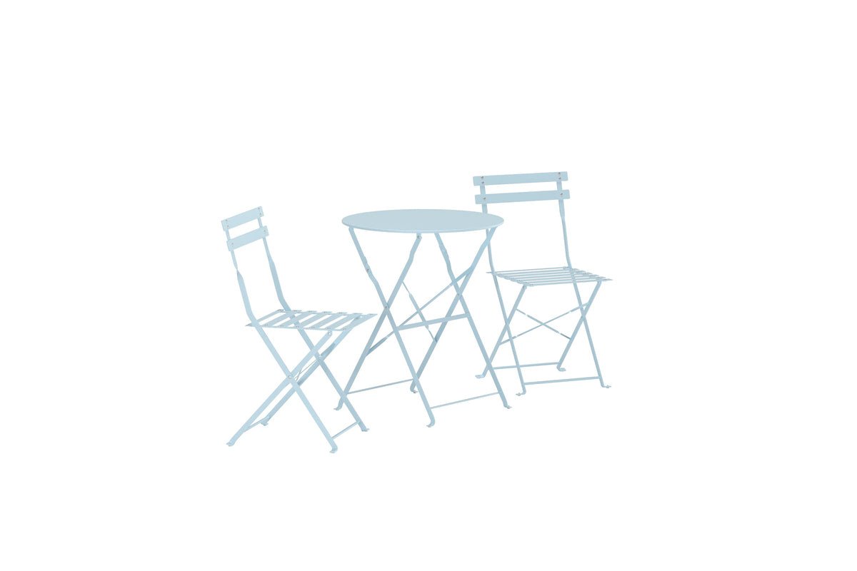 Havemøbelsæt Elion – 3-delt sæt med rundt bord i 3 farver